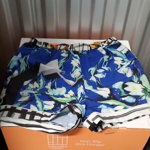 Floral Blue Women's Shorts